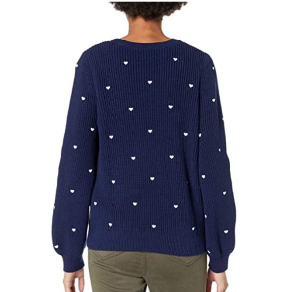 Lucky Brand Embroidered Heart Sweater. - Picture 5 of 6